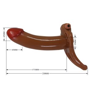 STRAP-ON VIBRATÓRIO COM DILDO OCO BRADDEN - Image 7