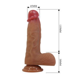 DILDO REALISTA COM VENTOSA DUVALL | 19.3 CM -Ø- 4.5 CM - Image 6