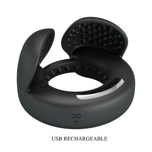 ANEL PARA O PÉNIS QUENTIN COM ESTIMULADOR TESTICULAR - Image 7