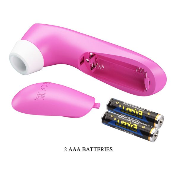 SUGADOR DE CLÍTORIS COM PULSAÇÃO ROMANCE (ROSA)