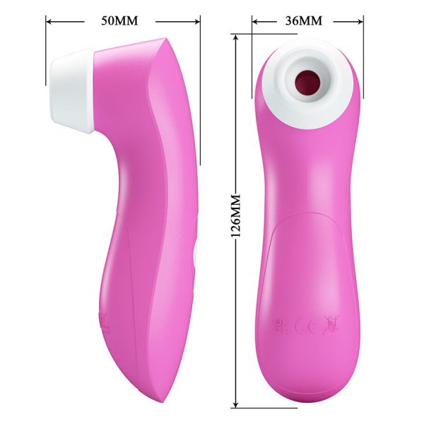 SUGADOR DE CLÍTORIS COM PULSAÇÃO ROMANCE (ROSA)