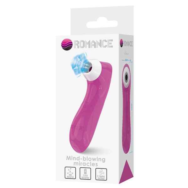 SUGADOR DE CLÍTORIS COM PULSAÇÃO ROMANCE (ROSA)