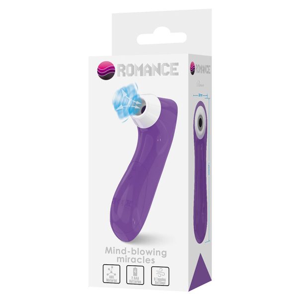 SUGADOR DE CLÍTORIS COM PULSAÇÃO ROMANCE (ROXO)