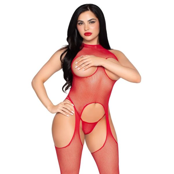 BODY COPA ABERTA E TANGA 89374 (VERMELHO) | T. ÚNICO
