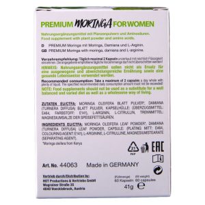 SUPLEMENTO MORINGA WOMEN | 60 CÁPSULAS - Image 3