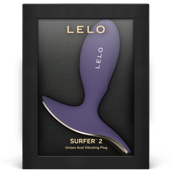 PLUG ANAL VIBRATÓRIO SURFER 2 UNISEX (ROXO)