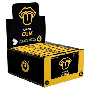 WUG CUM – DISPLAY 12 X 8 UDS | Chicle funcional con sabor a plátano para potenciar la fertilidad, vitalidad y energía masculina - Image 1