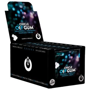 WUG Off Gum – DISPLAY 12 X 8 UDS | El chicle funcional que te ayuda a relajarte y dormir mejor - Image 1