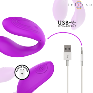 VIBRADOR PARA CASAIS NORA COM COMANDO (ROXO) - Image 7