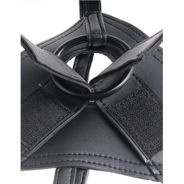 STRAP-ON COM DILDO REALÍSTICO KING COCK | 17.8 CM
