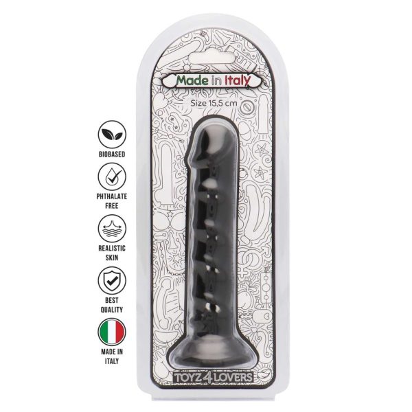 DILDO ANAL UGO (PRETO) | 15,5 CM