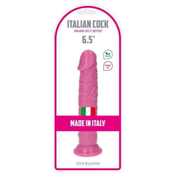 DILDO REALÍSTICO AMEDEO (ROSA) | 19 CM