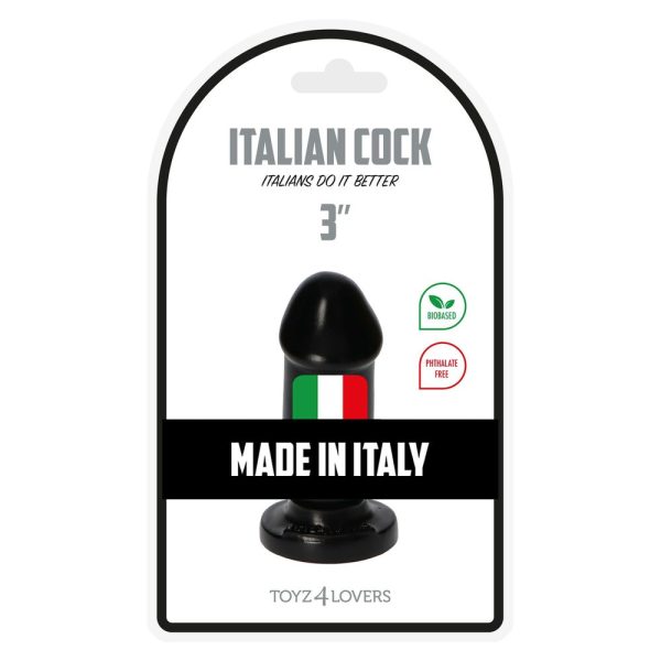DILDO ANAL MIO (PRETO) | 9 CM