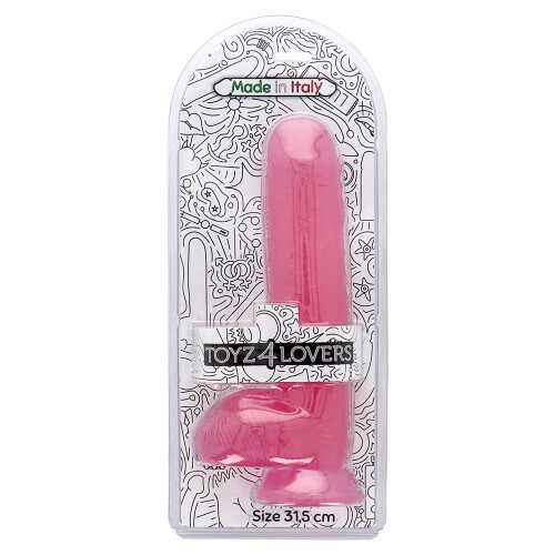 DILDO REALÍSTICO JELLY BRUTO XXL (ROSA)