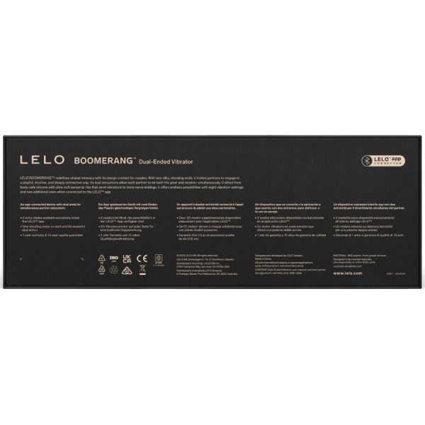 VIBRADOR DE PONTA DUPLA BOOMERANG (CHERRY)