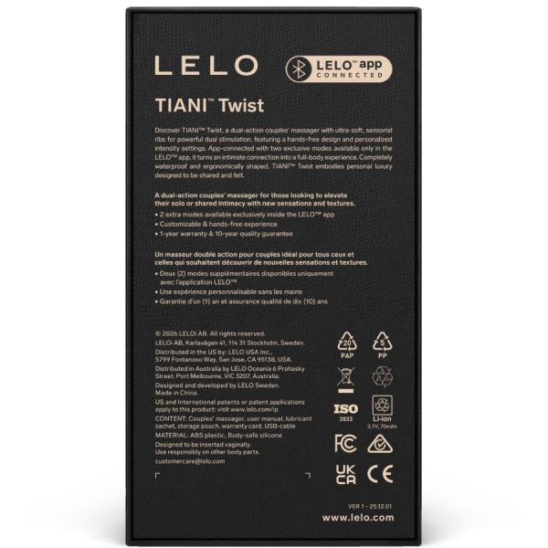 VIBRADOR PARA CASAIS TIANI TWIST (LILÁS)