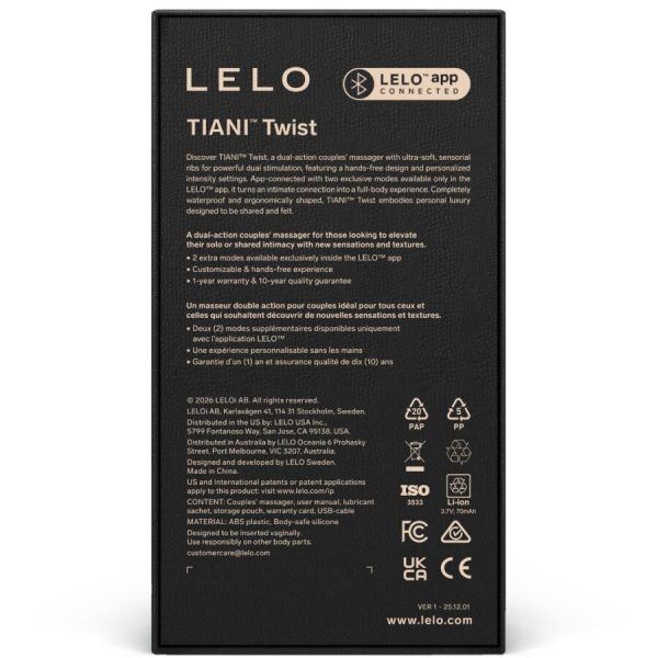 VIBRADOR PARA CASAIS TIANI TWIST (AZUL)