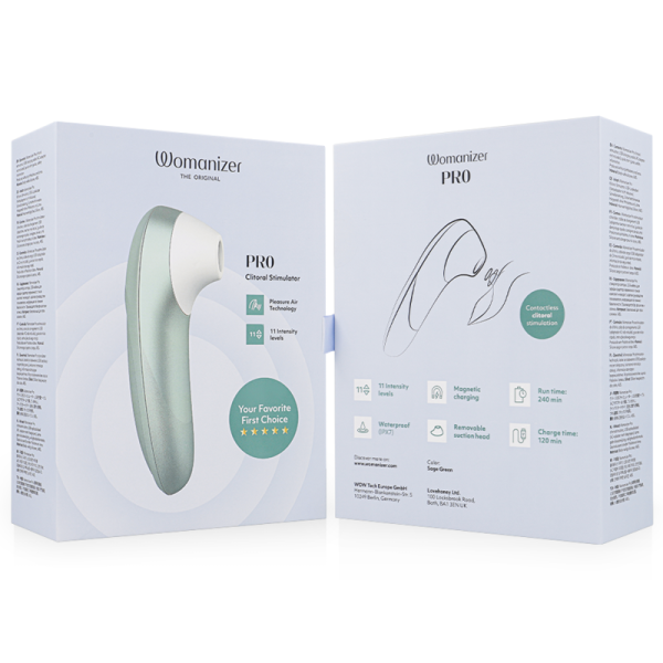 ESTIMULADOR DE CLÍTORIS WOMANIZER PRO (VERDE) 6 ESTIMULADOR DE CLÍTORIS WOMANIZER PRO (VERDE)