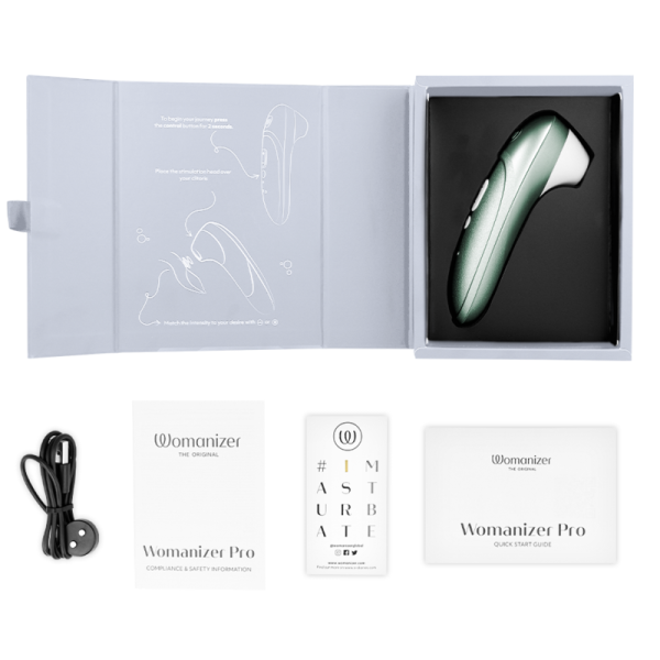ESTIMULADOR DE CLÍTORIS WOMANIZER PRO (VERDE) 5 ESTIMULADOR DE CLÍTORIS WOMANIZER PRO (VERDE)