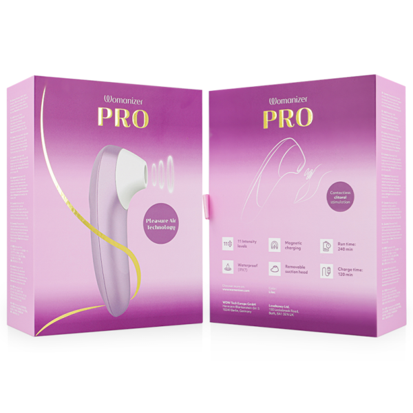 ESTIMULADOR DE CLÍTORIS WOMANIZER PRO (LILÁS)