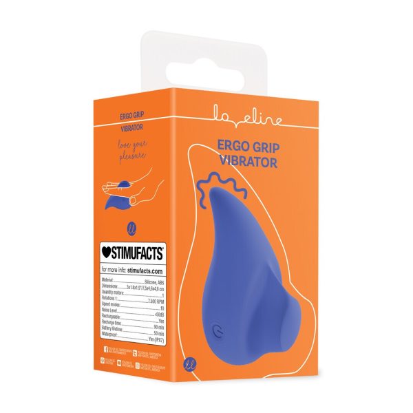 VIBRADOR LAY-ON ERGO GRIP (AZUL)