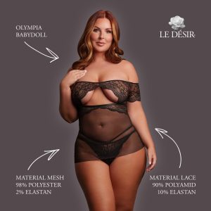 BABYDOLL OLYMPIA (PRETO) | QUEEN SIZE - Image 4