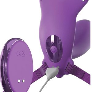 ARNÊS COM VIBRADOR BUTTERFLY COM COMANDO - Image 3