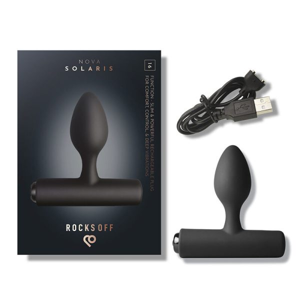 PLUG ANAL VIBRATÓRIO NOVA SOLARIS (PRETO)
