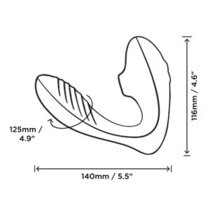 VIBRADOR DO PONTO G REVERB (COM SUCÇÃO) - Image 9
