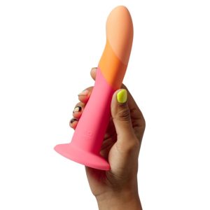 DILDO TRICOLOR DIZI COM VENTOSA | 17 CM - Image 4