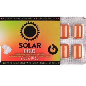 PASTILHAS ELÁSTICAS WUG SOLAR (FRUTOS TROPICAIS) | 8 UDS - Image 1