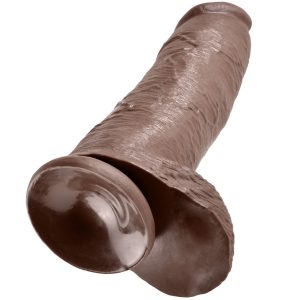 DILDO REALISTA KING COCK COM TESTÍCULOS (PELE ESCURA) | 30 CM - Image 2