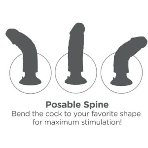 DILDO VIBRATÓRIO COM TESTÍCULOS KING COCK | 23 CM - Image 6