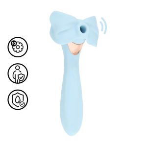 DARLING - AIRTAP WAND VIBRATOR WITH FIVE HEAD ATTACHMENTS - BLUE - Image 9