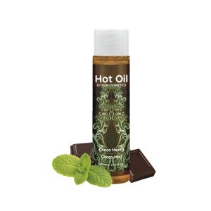 ÓLEO DE MASSAGEM COM EFEITO CALOR CHOCO MENTA HOT OIL NUEI 100ML - Image 1
