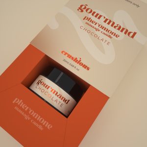 VELA DE MASSAGEM GOURMAND COM FEROMONAS (CHOCOLATE) | 20 ML - Image 4