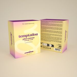 VELA DE MASSAGEM TEMPTATION COM FEROMONAS (CARAMELO) | 20 ML - Image 3