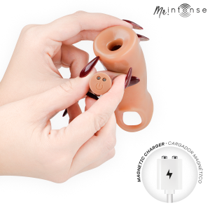 MANGA PARA O PÉNIS COM VIBRAÇÃO ARNOLD (M) | 14.5 CM - Image 4