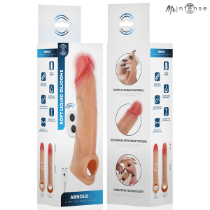 MANGA PARA O PÉNIS COM VIBRAÇÃO ARNOLD (L) | 16 CM - Image 7