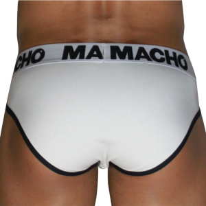 CUECAS SLIP CLASSIC MCH006 (BRANCO / PRETO) | S - Image 3