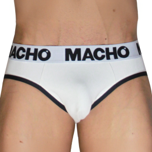 CUECAS SLIP CLASSIC MCH006 (BRANCO / PRETO) | M - Image 2