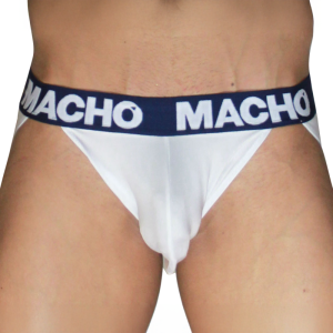 CUECAS JOCK MACHO MX29DK (BRANCO / MARINE) | L - Image 3