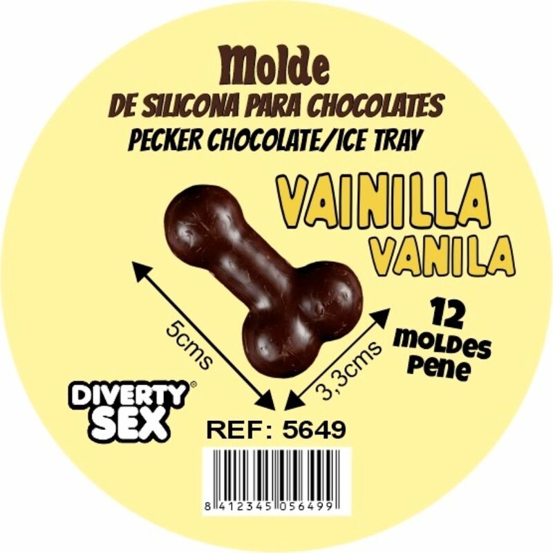 MOLDE DE CHOCOLATE EM FORMA DE PÉNIS
