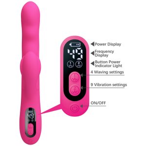 VIBRADOR RABBIT MULTIFUNÇÃO COM ECRÃ LED WINTERS - Image 8