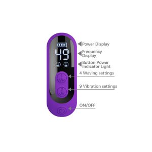 VIBRADOR RABBIT COM TAPPING E LUZ LED SABIEN - Image 9