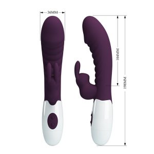 VIBRADOR RABBIT NAUGHTY BUNNY 30 MODOS (ROXO) - Image 8