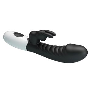 VIBRADOR RABBIT NAUGHTY BUNNY 30 MODOS (PRETO) - Image 4