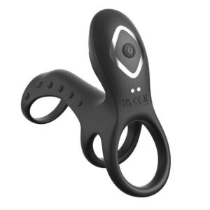 ANEL PARA O PÉNIS CAGE PRO COM VIBRAÇÃO | 19.5 CM - Image 3