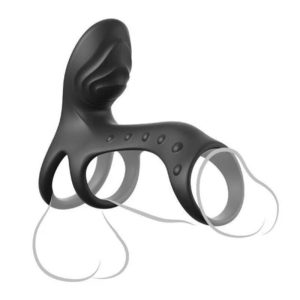 ANEL PARA O PÉNIS CAGE PRO COM VIBRAÇÃO | 19.5 CM - Image 2