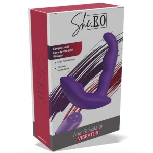 VIBRADOR ANAL COM CONTROLO REMOTO SHE.E.O - Image 9
